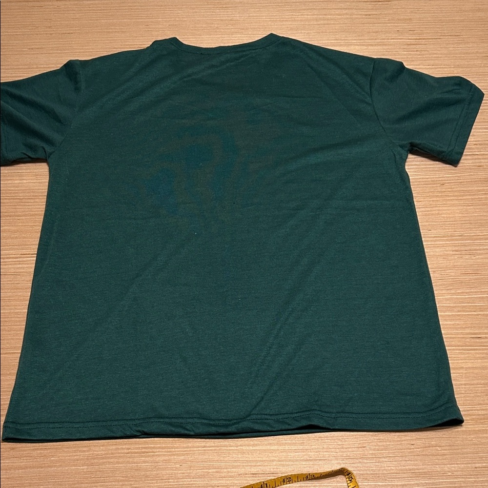 Elegant Forest Green Dandelion Tee - Picture 5 of 5